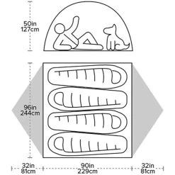 Big Agnes Blacktail 4 Tente, Vert -Robens Magasin big agnes blacktail 4 tent green 4