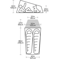 Big Agnes Fly Creek HV UL2 Tente, Beige 11 Big Agnes Fly Creek HV UL2 Tente, Beige -Robens Magasin big agnes fly creek hv ul2 tent gray greige 5
