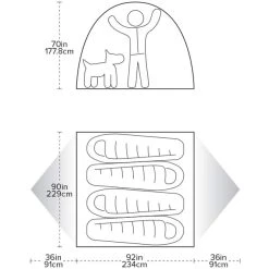 Big Agnes Spicer Peak 4 Tente, Olive 11 Big Agnes Spicer Peak 4 Tente, Olive -Robens Magasin big agnes spicer peak 4 tent olive 5