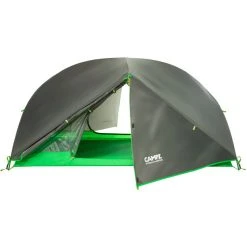 CAMPZ Lacanau 2P Tente, Gris/vert -Robens Magasin campz lacanau 2p zelt dunkelgrau gruen 6