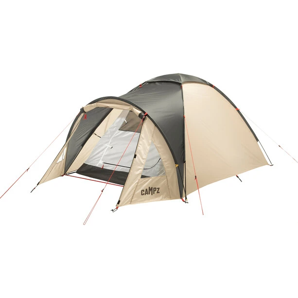 CAMPZ Veneto XW Tent 2P, Beige/gris 4 CAMPZ Veneto XW Tent 2P, Beige/gris – Image 2