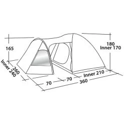 Easy Camp Blazar 400 Tente, Vert/olive 7 Easy Camp Blazar 400 Tente, Vert/olive -Robens Magasin easy camp corona 400 tent rustic green 3