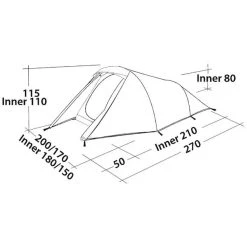 Easy Camp Energy 300 Tente, Vert/olive -Robens Magasin easy camp energy 300 tent rustic green 6
