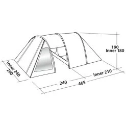 Easy Camp Galaxy 400 Tente, Vert/olive -Robens Magasin easy camp galaxy 400 tent rustic green 3