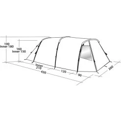 Easy Camp Huntsville 400 Tente, Vert -Robens Magasin easy camp huntsville 400 tent green 6