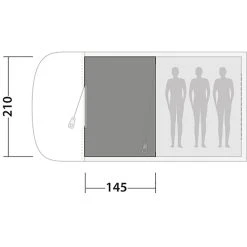 Easy Camp Palmdale 300 & Edendale 400 Carpet, Olive -Robens Magasin easy camp palmdale 500 500 lux carpet khaki 3