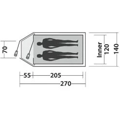 Easy Camp Quasar 200 Tente, Vert/olive 7 Easy Camp Quasar 200 Tente, Vert/olive -Robens Magasin easy camp quasar 200 tent rustic green 3