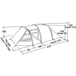Easy Camp Spirit 300 Tente, Vert/olive -Robens Magasin easy camp spirit 300 tent rustic green 3