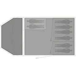 Easy Camp Palmdale 800 Lux Footprint, Noir -Robens Magasin easy camp starhill 5 footprint black 2