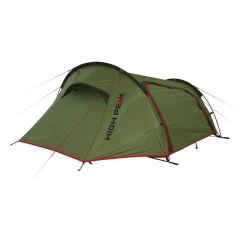 High Peak Sparrow 2 Tente, Olive/rouge