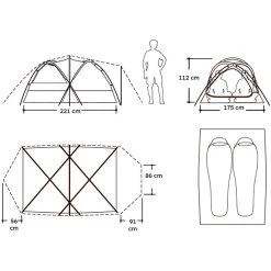 Marmot Thor 2P Tente, Orange -Robens Magasin marmot thor 2p tent blaze 3