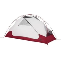 MSR Elixir 1 Tente, Gris/rouge -Robens Magasin msr elixir 1 tent gray red 4