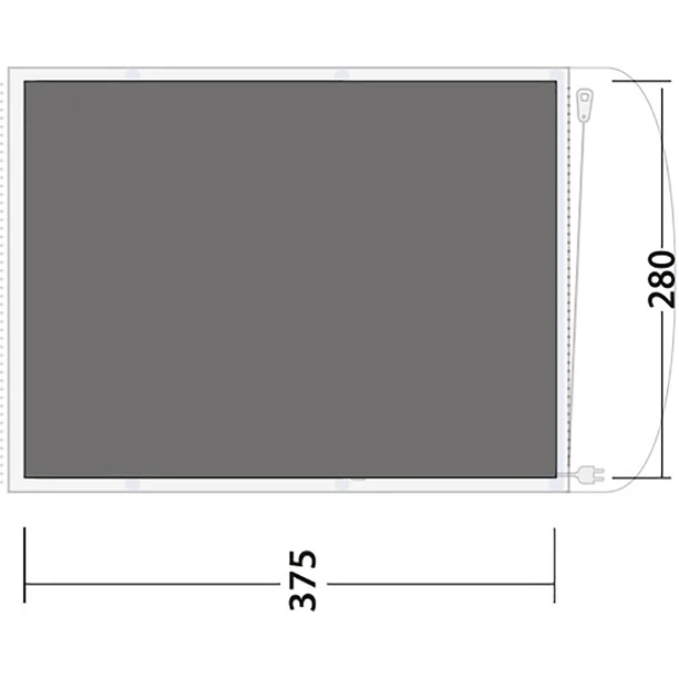 Outwell Elmdale 5PA Bâche De Sol, Gris 4 Outwell Elmdale 5PA Bâche De Sol, Gris – Image 2