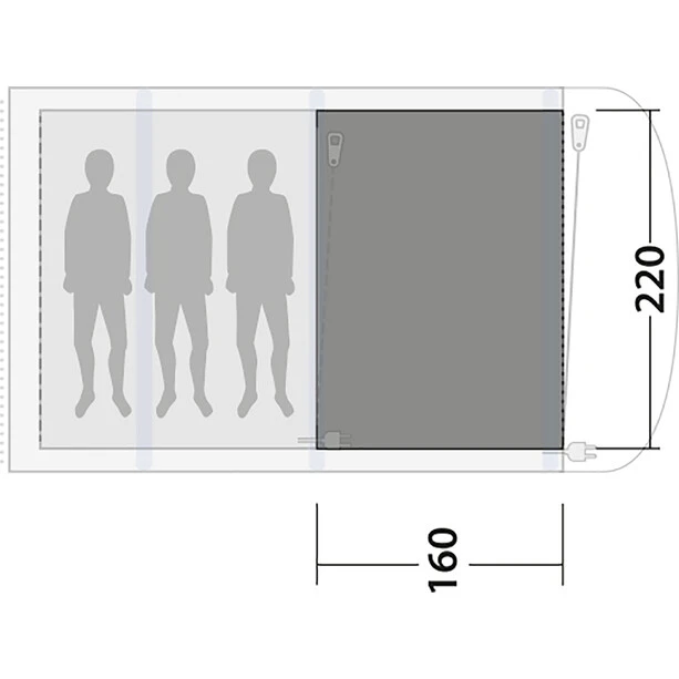 Outwell Elmdale 3PA Flat Woven Carpet, Gris 5 Outwell Elmdale 3PA Flat Woven Carpet, Gris – Image 3