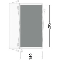 Outwell Lakecrest Tapis Tissé Plat, Gris/noir 7 Outwell Lakecrest Tapis Tissé Plat, Gris/noir -Robens Magasin outwell lakecrest flat woven carpet 3