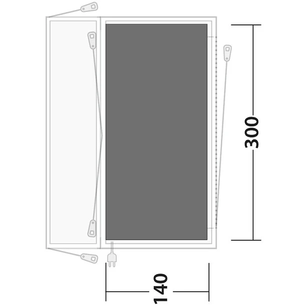 Outwell Lakecrest Bâche De Sol, Gris 4 Outwell Lakecrest Bâche De Sol, Gris – Image 2