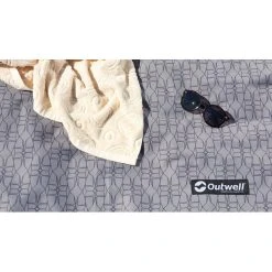 Outwell Montana 6PE Tapis Tissé Plat, Gris -Robens Magasin outwell norwood 6 flat woven carpet black grey 2
