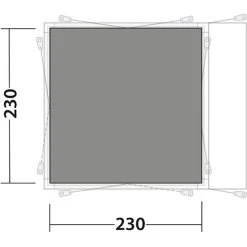 Outwell Shalecrest Flat Woven Carpet, Gris -Robens Magasin outwell springville 6sa flat wooven carpet black grey 3