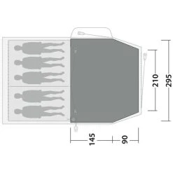Outwell Springwood 5 Flat Woven Carpet, Gris -Robens Magasin outwell springwood 5 flat woven carpet 3