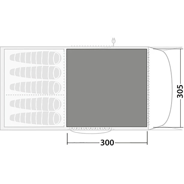 Robens Eagle Rock 5XP Fleece Carpet, Beige 4 Robens Eagle Rock 5XP Fleece Carpet, Beige – Image 2