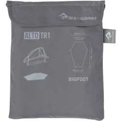 Sea To Summit Alto TR1 BigFoot Bâche De Sol, Gris -Robens Magasin sea to summit alto tr1 bigfoot footprint charcoal 6