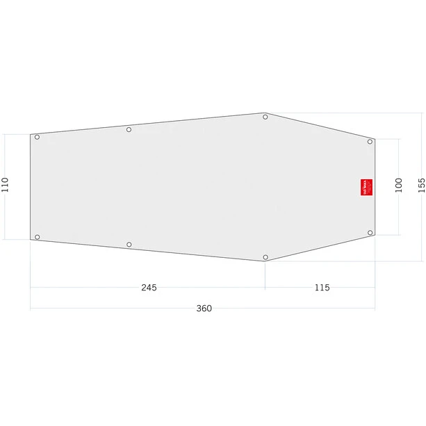 Tatonka PE Narvik 2 Bâche De Sol 360x100/155cm 3 Tatonka PE Narvik 2 Bâche De Sol 360x100/155cm