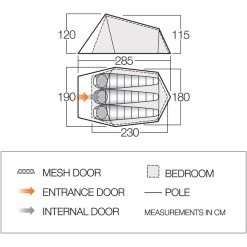 Vango Soul 300 Tente, Vert -Robens Magasin vango soul 300 tent treetops 6
